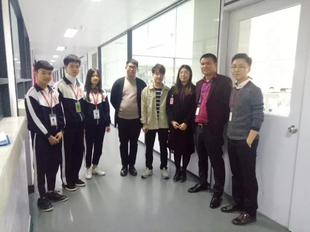 周生生實地參觀，加深我校與其的校企合作關系