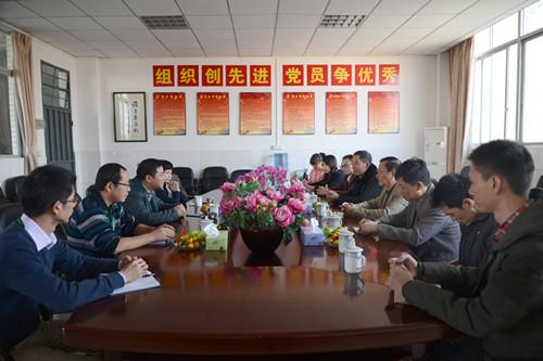省江南理工技工學校、省環保技工學校校長一行蒞臨我校參觀交流